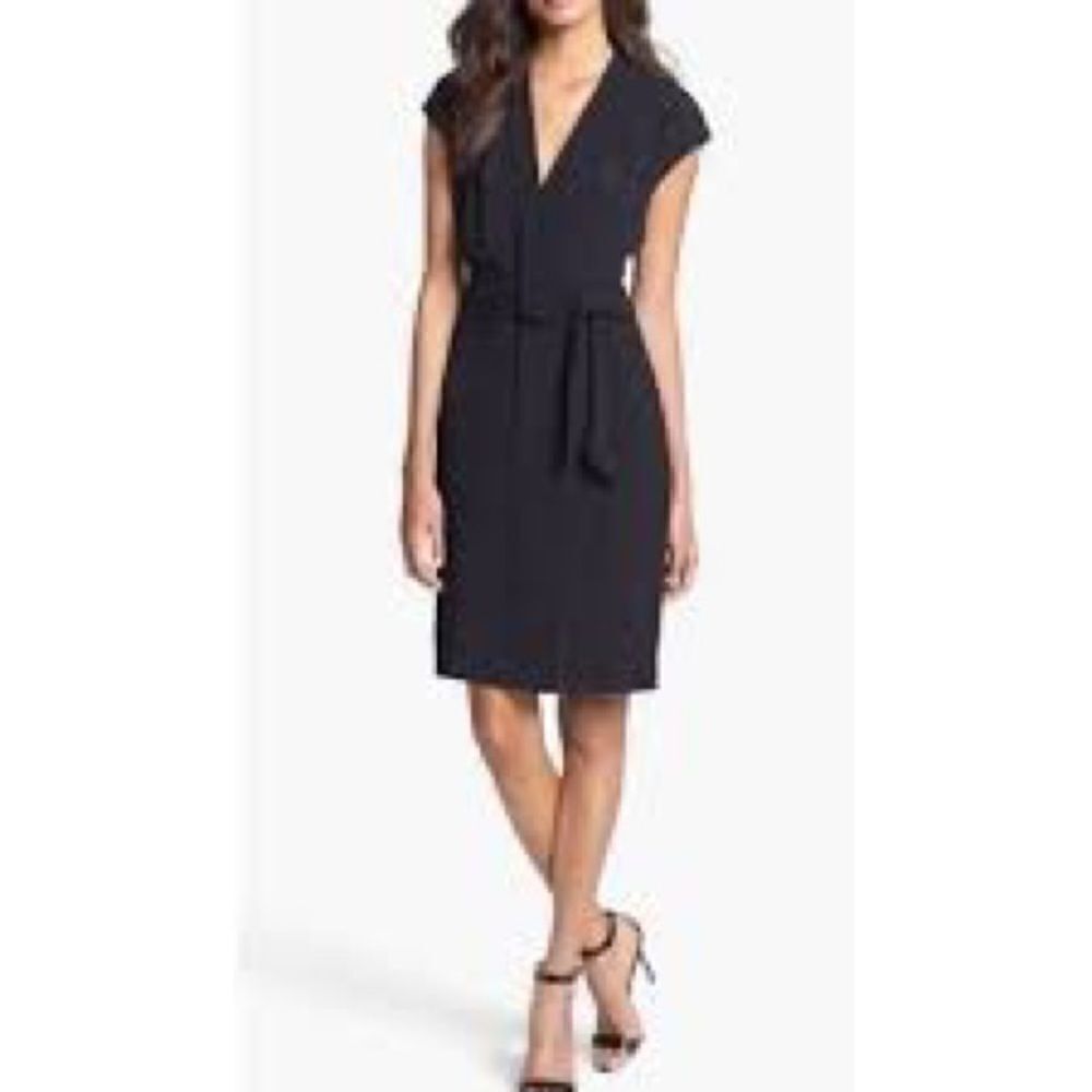 Kate Spade Villa Brighton Bow Black Cocktail Dress